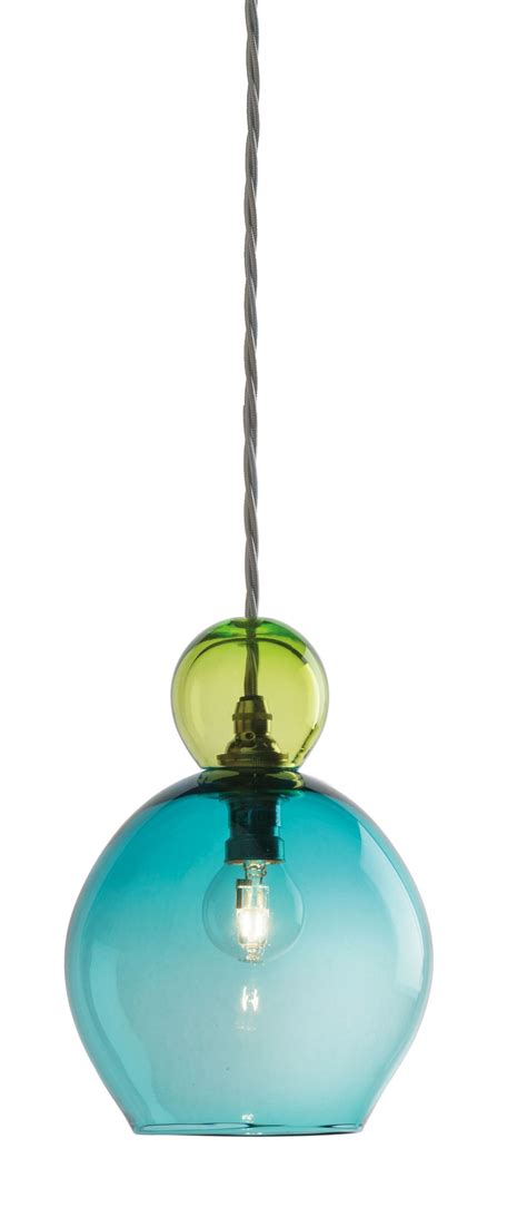 NEW! Oshka Lights - In Turkish Blue and Emerald | Glass pendant light ...