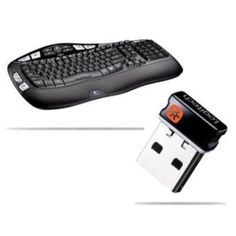 Logitech K350 Wireless Keyboard USB Unifying Receiver Black