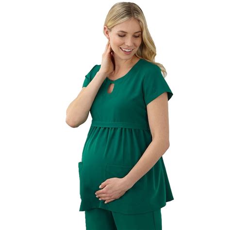 Maternity Jockey® Scrubs Empire Waist Top 2461 | Empire waist tops, Maternity scrub top ...