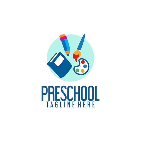 Premium Vector | Preschool logo