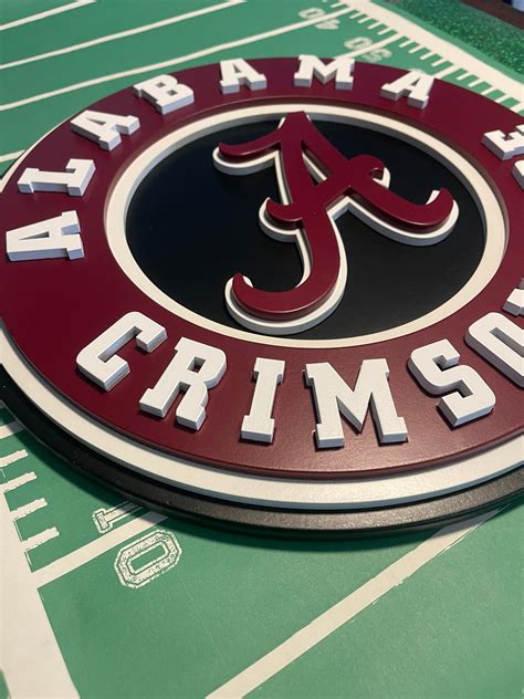 Alabama Crimson Tide Stacked Sign - Etsy