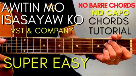 VST & Co. - Awitin Mo at Isasayaw Ko Chords for Acoustic Cover Accords - Chordify