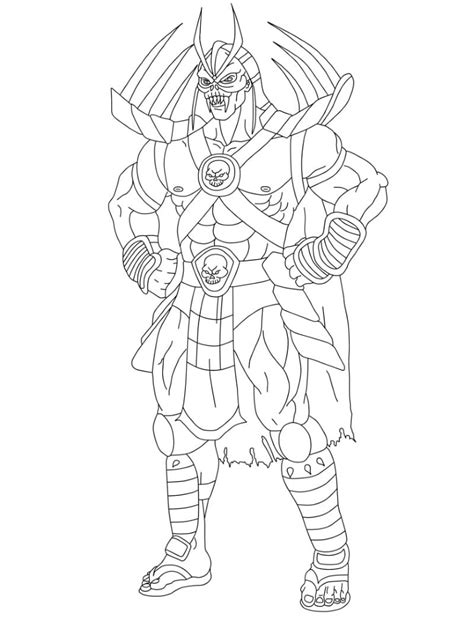 Free Mortal Kombat coloring page - Download, Print or Color Online for Free
