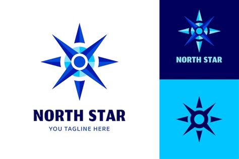 Free Vector | North star logo template