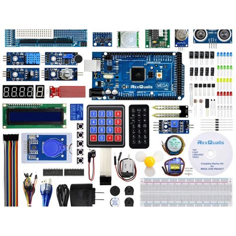 Mega 2560 R3 Based Starter Kit Compatible With Arduino