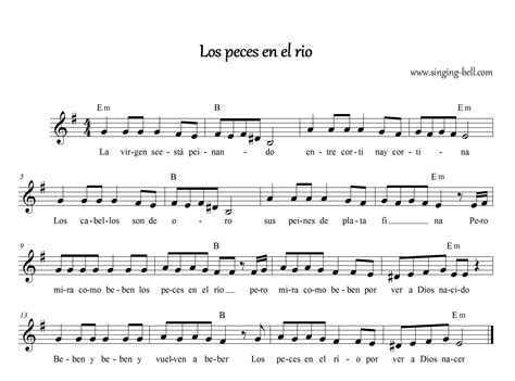 Free Christmas Carols > Los peces en el río - free mp3 audio song download