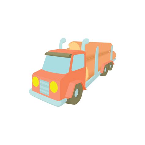 Log truck with the pile of logs icon 14412624 Vector Art at Vecteezy