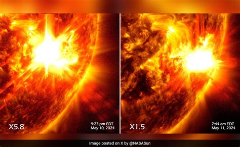 NASA Shares Photos Of Massive Explosions On Sun That Unleashed Solar Flares