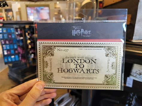 Hogwarts Express Ticket-Themed Accessories Pull into Universal Studios ...