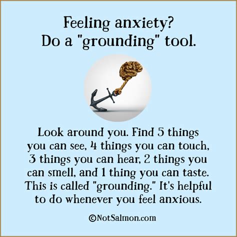 Feeling Anxiety? Do A Grounding Tool. - Karen Salmansohn