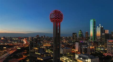 Reunion Tower Observation Deck in Dallas, TX