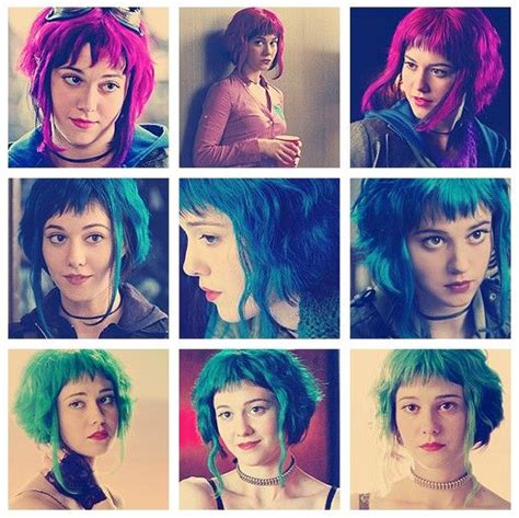 Ramona Flowers hair colours are the same as the gems you have to ...