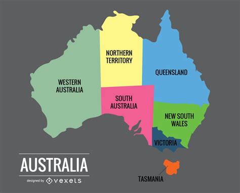 Australia Map Vector #AD , #affiliate, #Paid, #Vector, #Map, #Australia ...