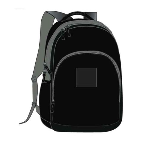 SCHOOL BAG 18 INCH BLACK