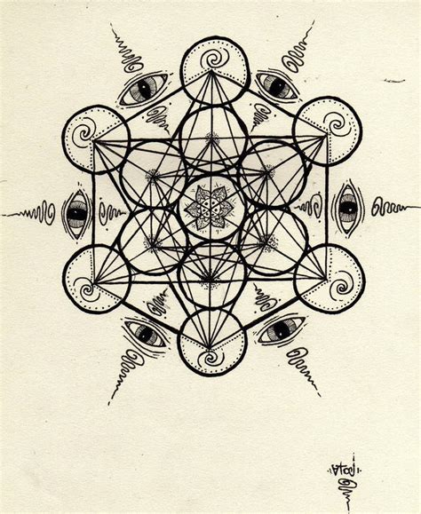 Metatron by jotaperez on DeviantArt | Sacred geometry tattoo, Geometry tattoo, Geometric mandala