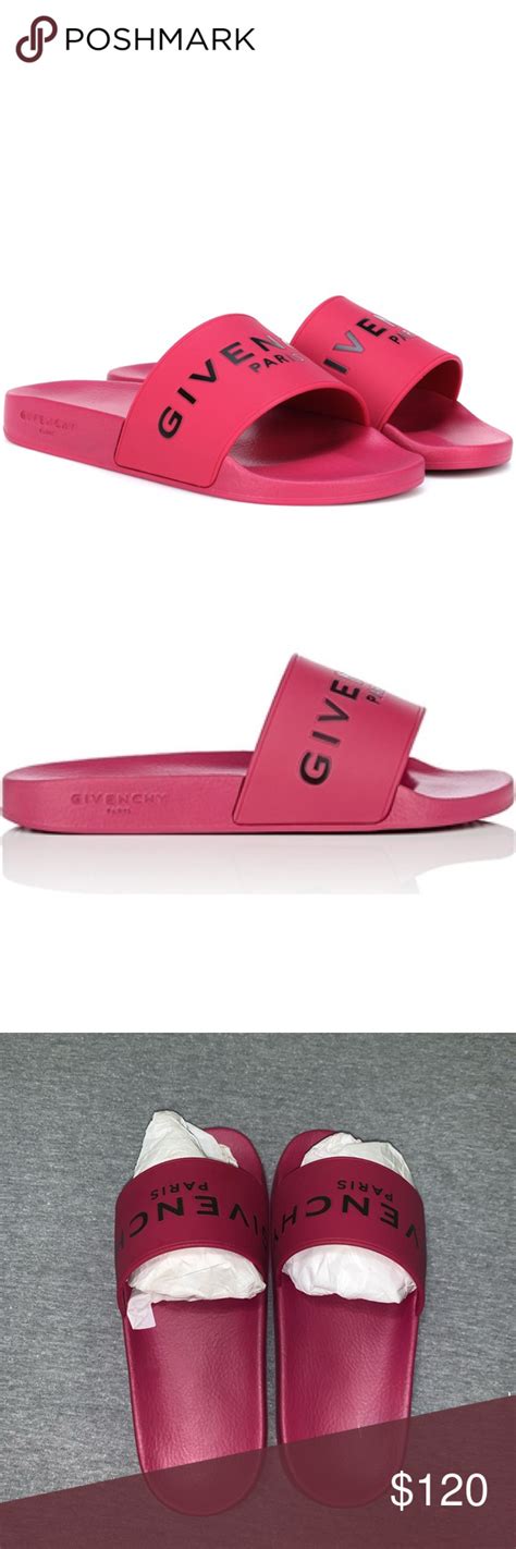 Givenchy Pink Slides | Pink slides, Givenchy shoes, Givenchy