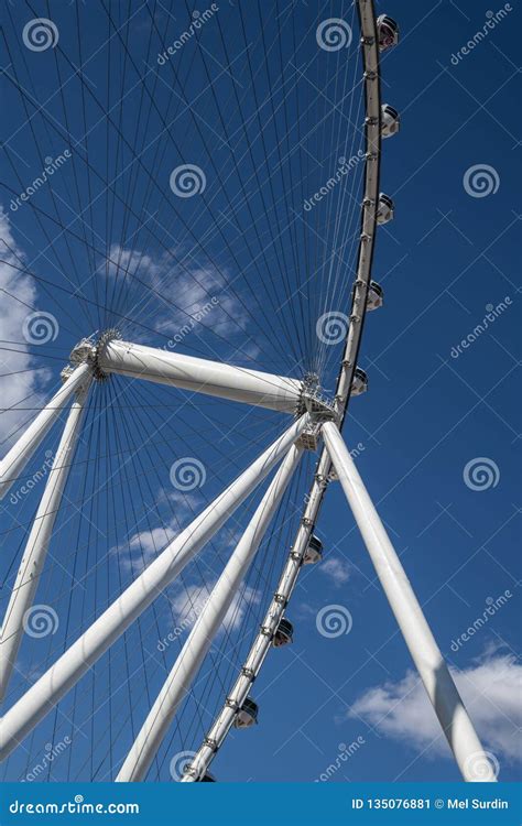 The High Roller Ferris Wheel at the Linq, Las Vegas, Nevada Editorial ...