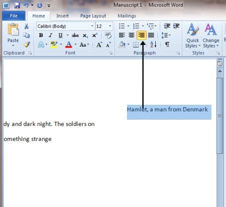 How to center text in word on page - alwayssop