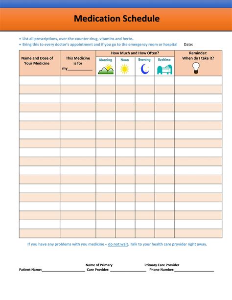 Medication Log Sheet For Patients ~ Excel Templates