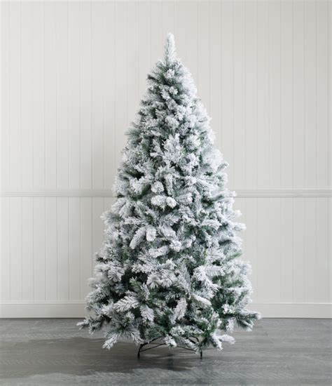 The Russian - Artificial Christmas Tree - Snow Flocked Green - 7 foot ...