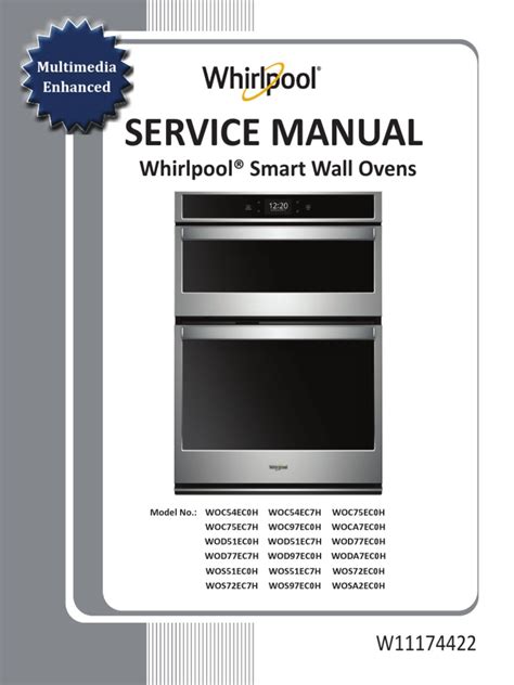 Service Manual w11174422 Whirlpool Smart Wall Ovens | PDF | Oven | Grilling