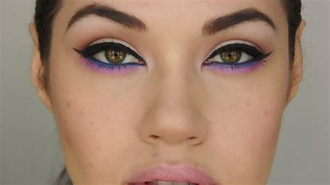 Colourful Cat Eye Makeup Tutorial | Eman - YouTube