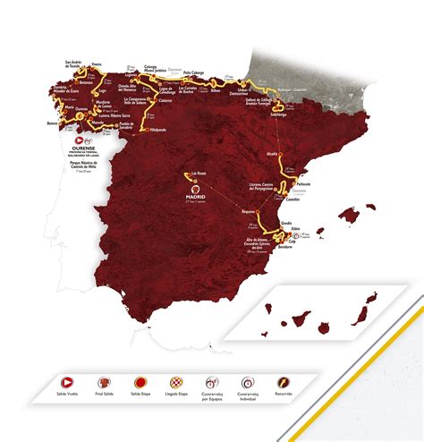 [OS] Stages of Vuelta a España 2016 [2717×2835] : r/MapPorn