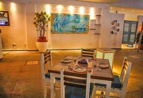 Menu of Tito's Restaurant, Baga, Goa | Dineout