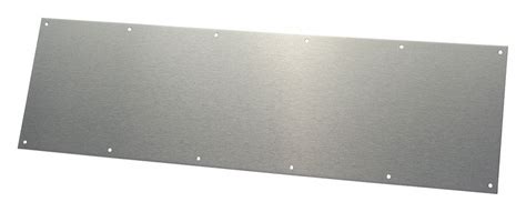 ROCKWOOD Door Protection Plate, Stainless Steel, Armor, 10 in Height, 34 in Width - 52HU16|K1050 ...