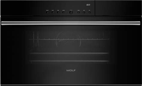 Wolf CSO30CMBTH M Series 30 Inch Electric Single Wall Steam Oven in Black