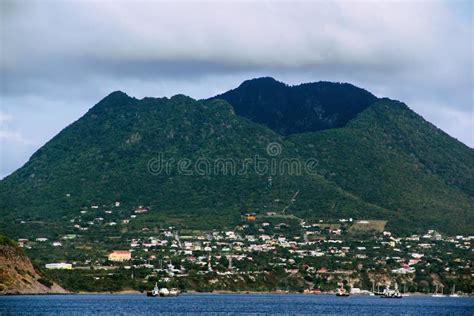 The Quill Volcano in Sint Eustatius Stock Image - Image of eruption ...