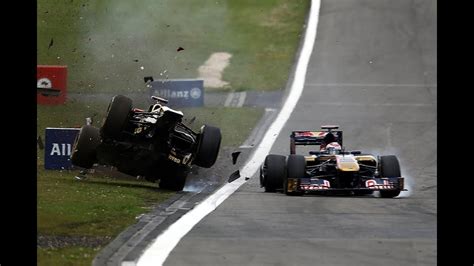 F1 2011 All Crashes Compilation - YouTube