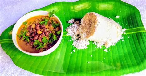 Kerala Rice Puttu With Kadala Curry Recipe by Jayanthy Asokan - Cookpad India