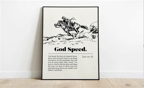 Zach Bryan God Speed Poster Zach Bryan Poster Zach Bryan - Etsy