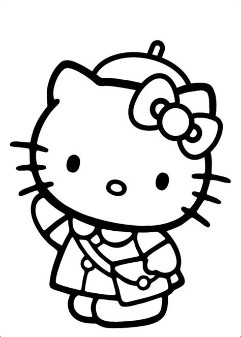 Coloriage Hello Kitty - Hello Kitty Kids Coloring Pages