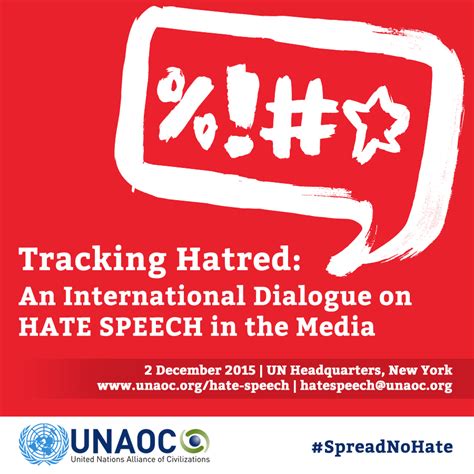 International Dialogue on Hate Speech in the Media | UNAOC