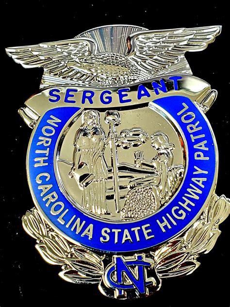 North Carolina Highway Patrol Sergeant - COLLECTORS-BADGES.COM