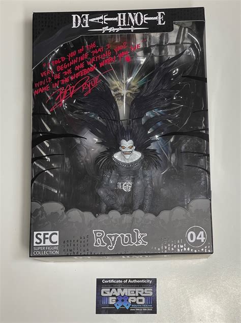 Death Note - Ryuk (SFC Figure #004) signed by Brian Drummond - town ...