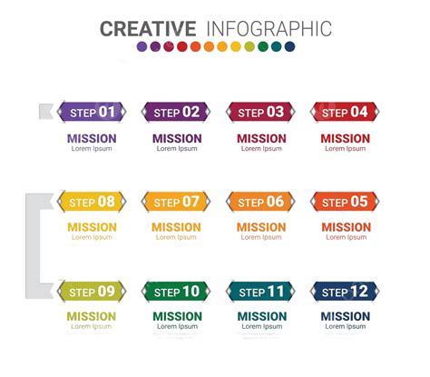 Timeline Infographics Design Vector Monthly Month Brochure Vector, Monthly, Month, Brochure PNG ...