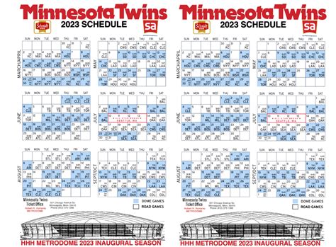 2023 minnesota twins printable schedule pdf and png, looks great in ...