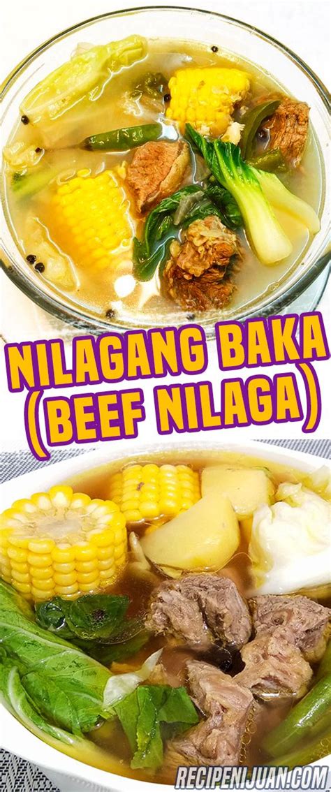 Nilagang Baka Recipe with beef shanks & fish sauce | Recipe | Nilaga recipe, Beef nilaga recipe ...