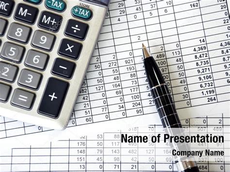 Accounting financial bank PowerPoint Template - Accounting financial ...