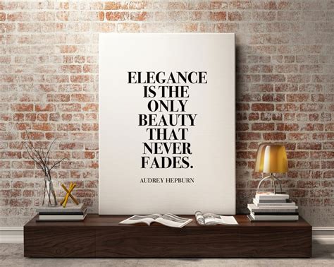 Audrey Hepburn Quote Print Fashion Quote Wall Art Audrey - Etsy