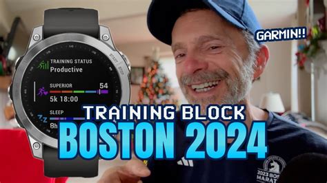 Boston Marathon 2024 Training Block Set-up | Garmin Marathon Training ...