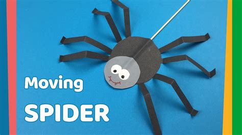 DIY for kids Moving Spider craft | Very easy and fun craft - YouTube