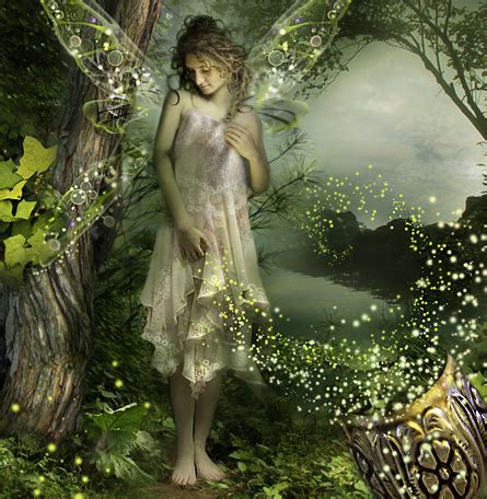 Fairy in Magical Forest - Fairies Fan Art (39848266) - Fanpop