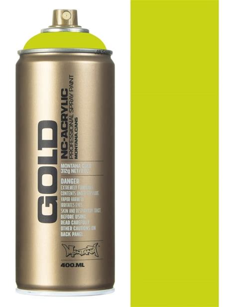 Montana Gold Spray Paint 400ml - Poison CL6320 - Spray Paint Supplies from Fat Buddha Store UK