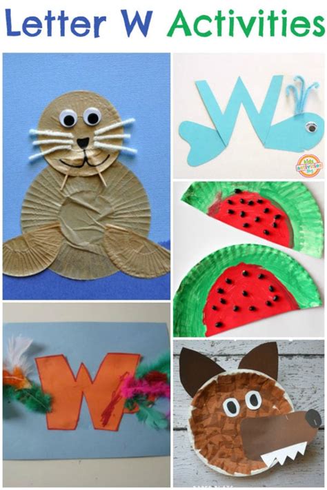 20+ Letter W Activities for Preschoolers Learn the Alphabet Through Play