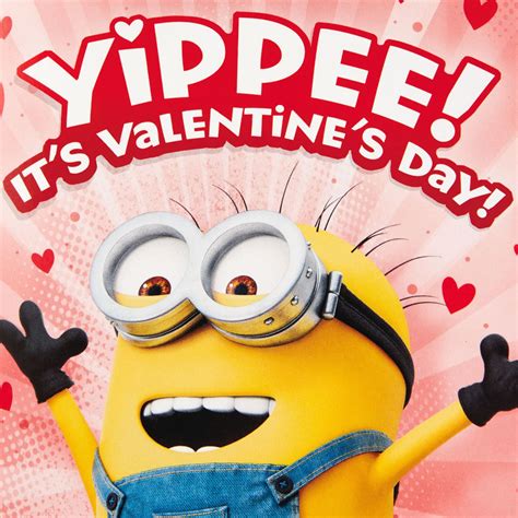 Despicable Me Minions Valentine's Day Card With Light and Sound ...