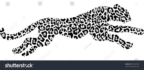 Running Leopard Stock Vector (Royalty Free) 76549768 | Shutterstock